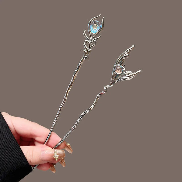Celestial Butterfly Hair Clip | Silver