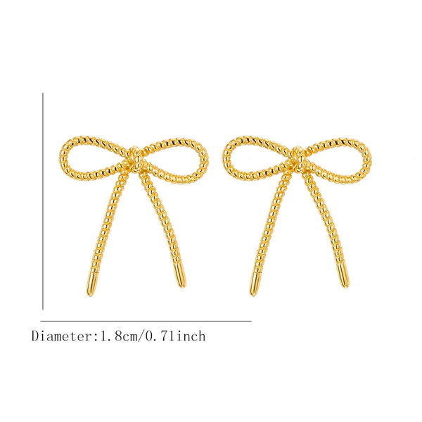 Gold-Plated Butterfly Stud Earrings | 925 Sterling Silver