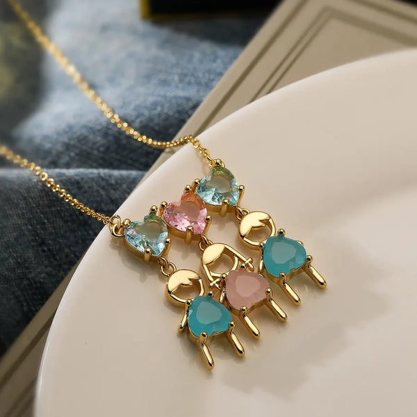 Zircon Pendant Necklace | Copper