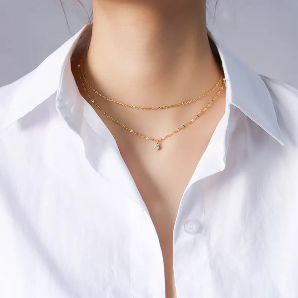 Gold-Plated Necklace | Stainless Steel