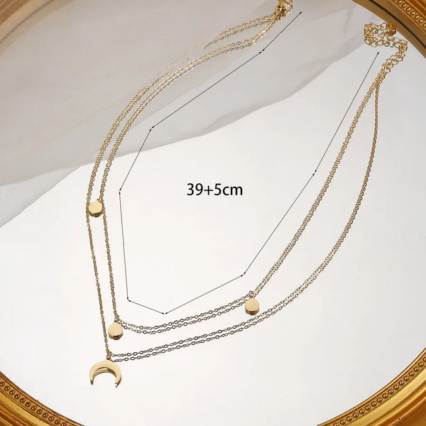 Stainless Celestial Necklace | Stainless Steel
