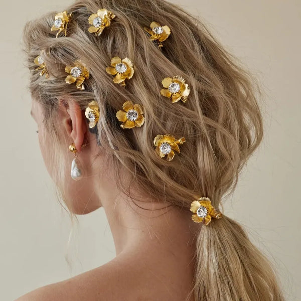 Floral Hair Clip | Iron