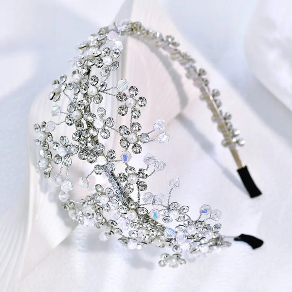 Princess Floral Headband | Rhinestone