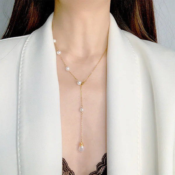 Pearl Necklace | Copper