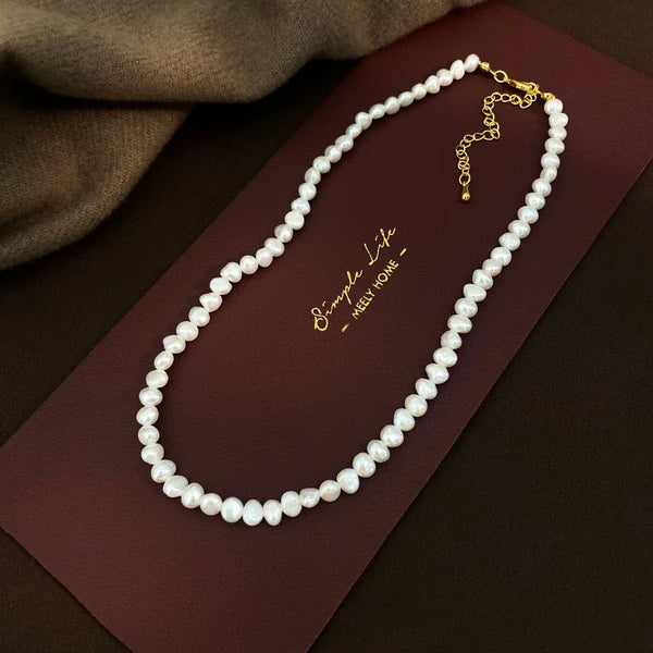 White Pearl Necklace | Alloy