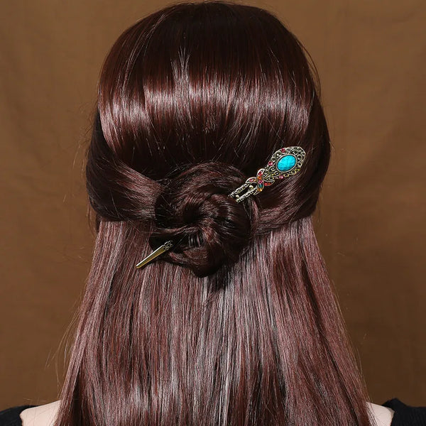 Gold-Plated Hairpin Headband | Alloy
