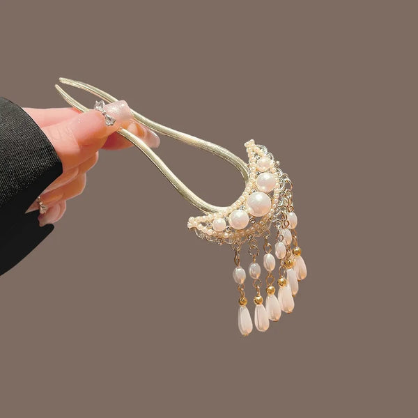Geometric Celestial Hairpin Headband | Alloy