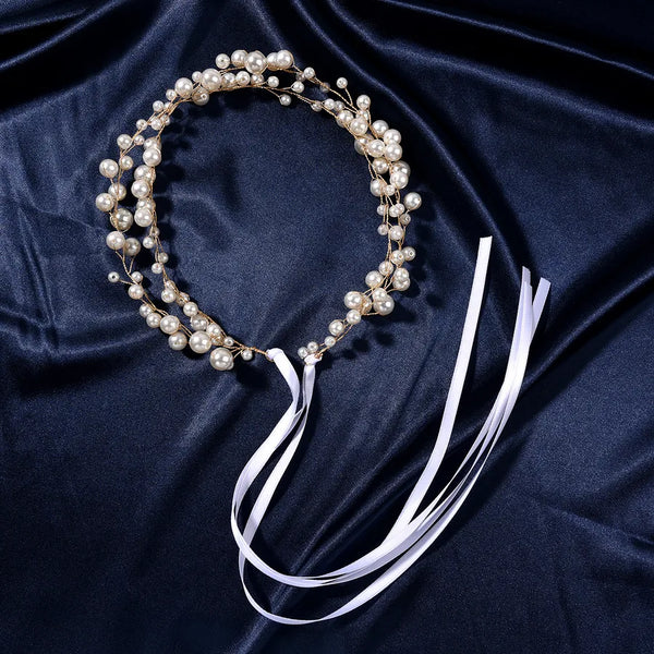 Handmade Artificial Pearl Headband | Pearl