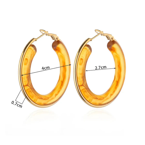 Gold-Plated Geometric Earrings | Stainless Steel