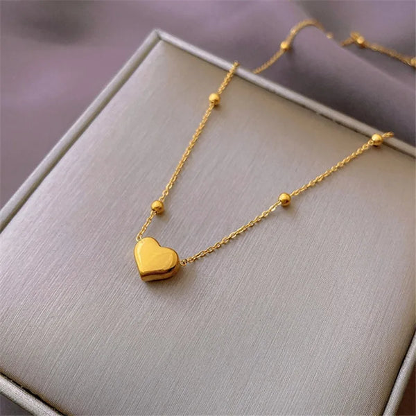 Heart Necklace | Titanium Steel