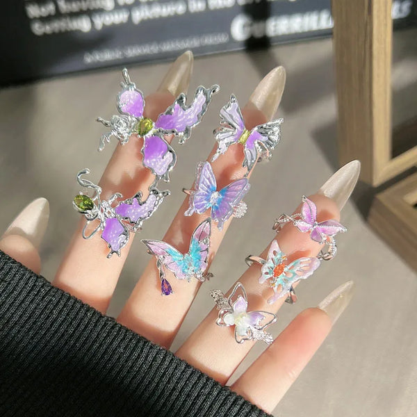 Gradient Butterfly Ring | Copper