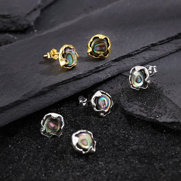Minimalist Heart Stud Earrings | 925 Sterling Silver