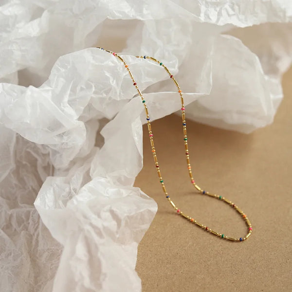 Geometric Necklace | Gold
