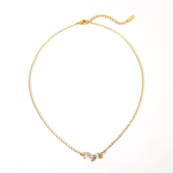 Gold Heart Necklace | Stainless Steel