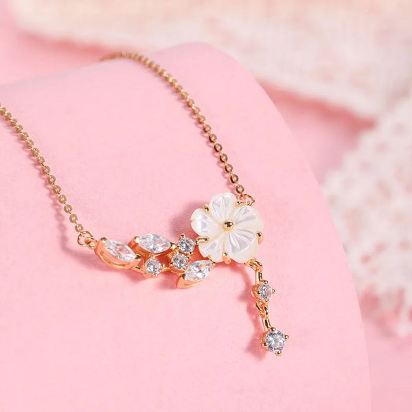 Vintage Floral Necklace | 925 Sterling Silver