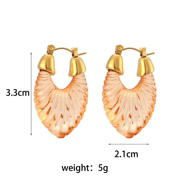 Sweet Gold-Plated Earrings | Stainless Steel