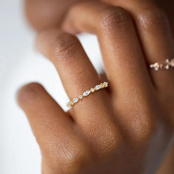 Band Geometric Ring | 925 Sterling Silver