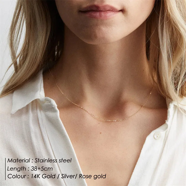 Floral Artificial Pearl Necklace | Stainless Steel