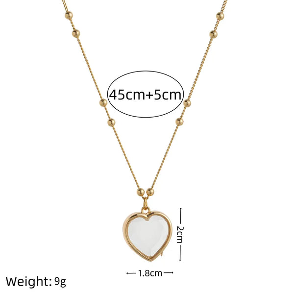 Red Pendant Necklace | Copper