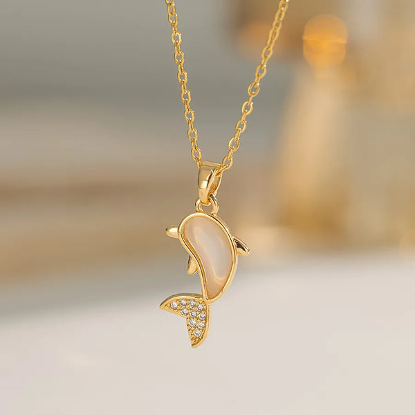 Versatile Zircon Pendant Necklace | Stainless Steel