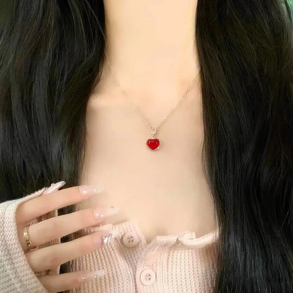 Hoops Heart Necklace | Stainless Steel