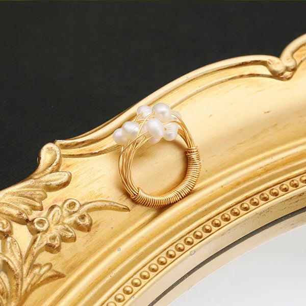 Vintage Freshwater Pearl Ring | 925 Sterling Silver