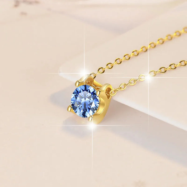 Geometric Floral Pendant Necklace | 925 Sterling Silver