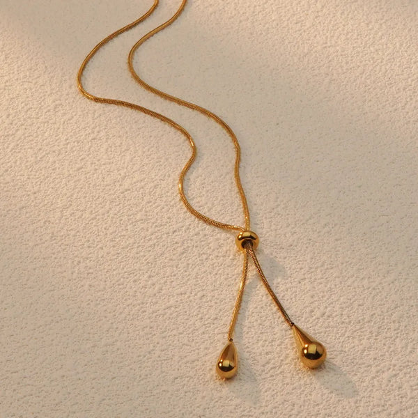 Gold-Plated Pendant Necklace | Stainless Steel