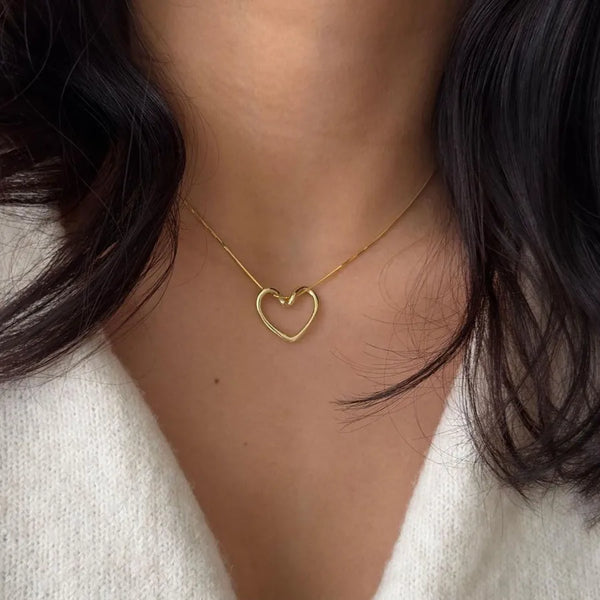 Twisted Heart Pendant Necklace | 925 Sterling Silver