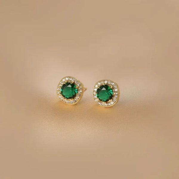 Geometric Stud Earrings | Sterling Silver