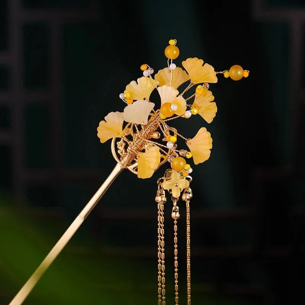 Vintage Leaf Hairpin Headband | Alloy