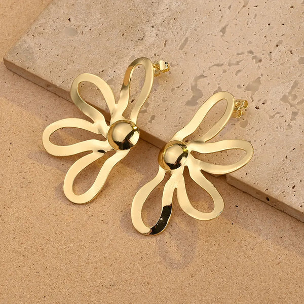 Square Geometric Earrings | Stainless Steel