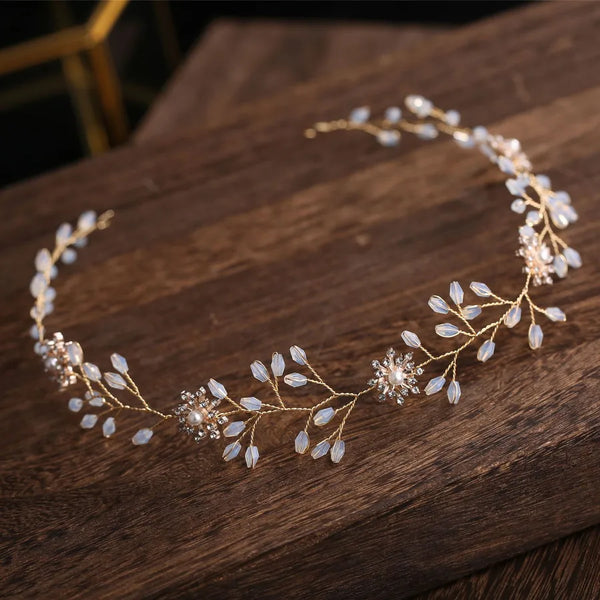 Branches Floral Headband | Crystal