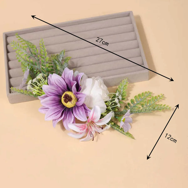 Tropical Floral Hair Clip | Polyester