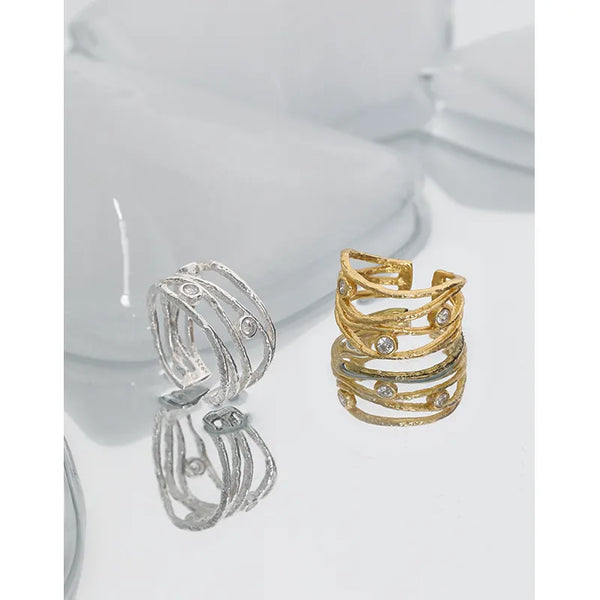 Korean Zircon Ring | 925 Sterling Silver