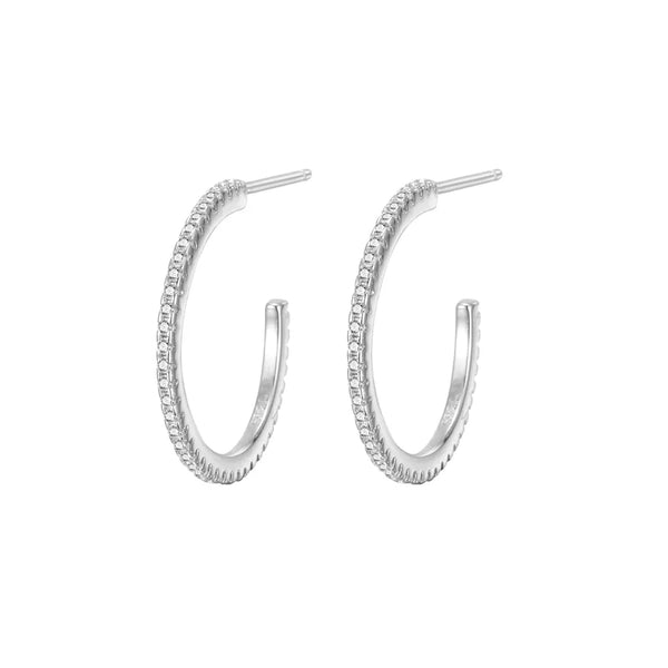 Full Zircon Stud Earrings | 925 Sterling Silver
