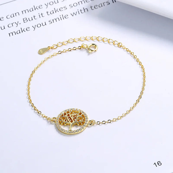 Hollow Leaf Bracelet | 925 Sterling Silver