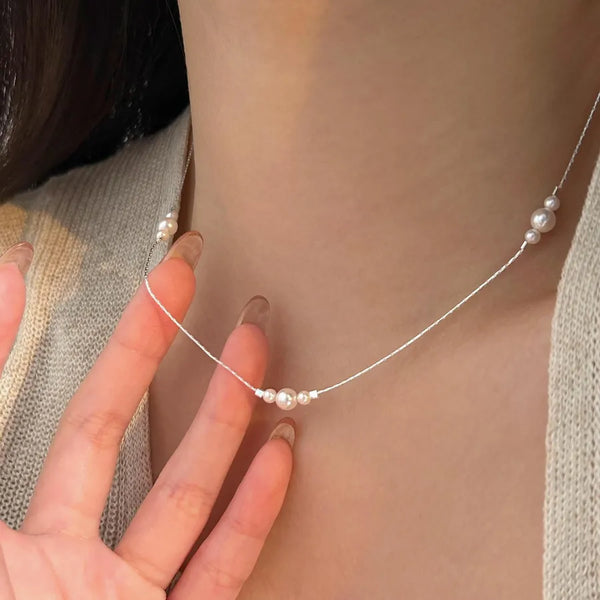Pearl Necklace | 925 Sterling Silver