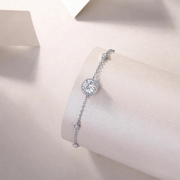 Fashionable Moissanite Bracelet | 925 Sterling Silver