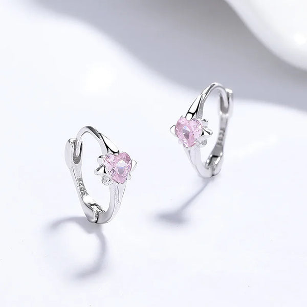 Heart Earrings | 925 Sterling Silver