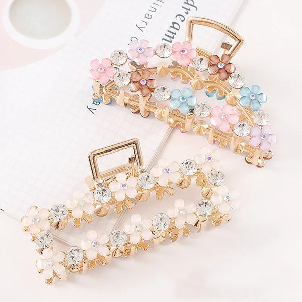 Floral Hair Claw | Alloy