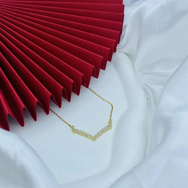 Gold-Plated Pendant Necklace | Gold