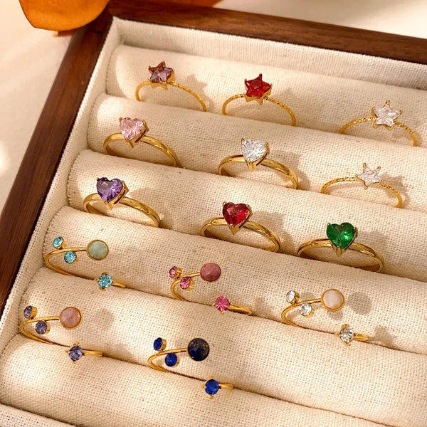 Zircon Ring | Gold