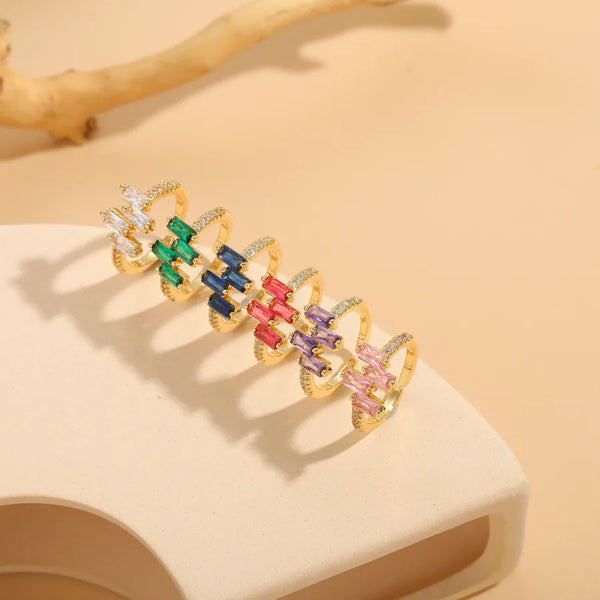 Classic Zircon Ring | Copper