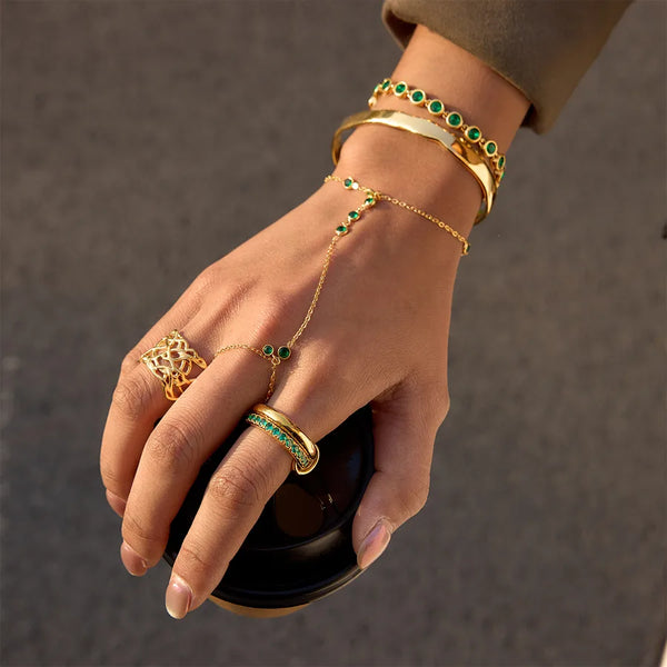 Zircon Bracelet | Stainless Steel