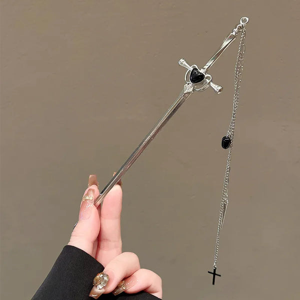 Vintage Tassel Hairpin Headband | Alloy