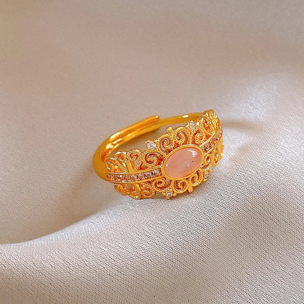 Design Floral Ring | Copper