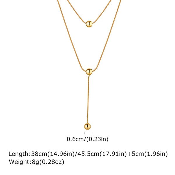 Streetwear Gold-Plated Necklace | Stainless Steel