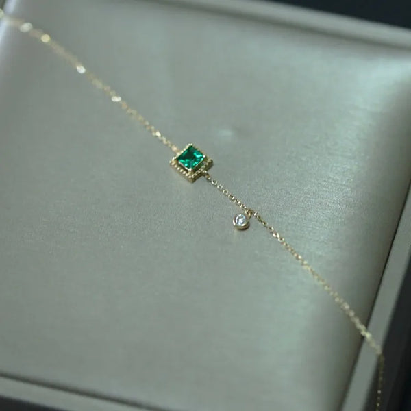 Light Zircon Bracelet | Silver