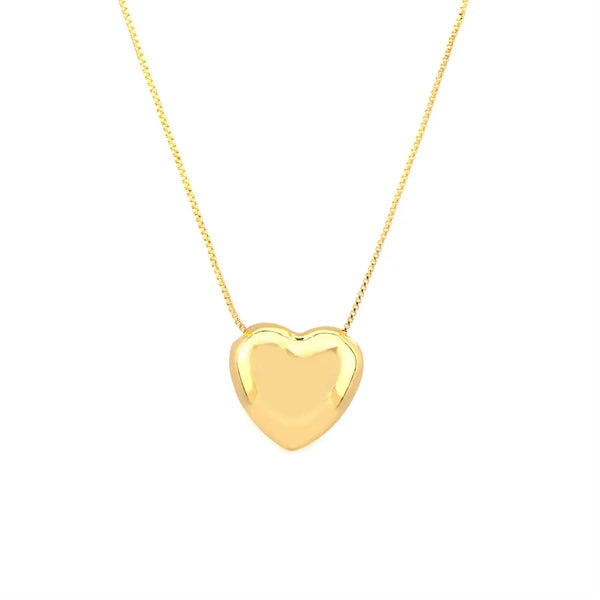 Box Chain Pendant Necklace | Copper